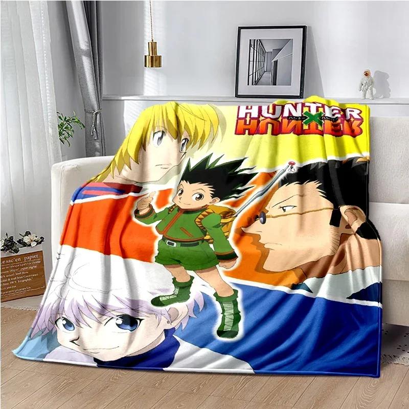 HUNTER X HUNTER Плед Аниме Мягкое Покрытие Легкое Теплое Мультяшные Пледы для Детской Комнаты Спальни