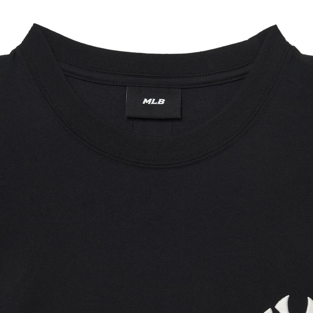 MLB New York Yankees T Shirts Unisex Black Crew Neck Moderate Straight Fit 3ATSU2033-50BKS
