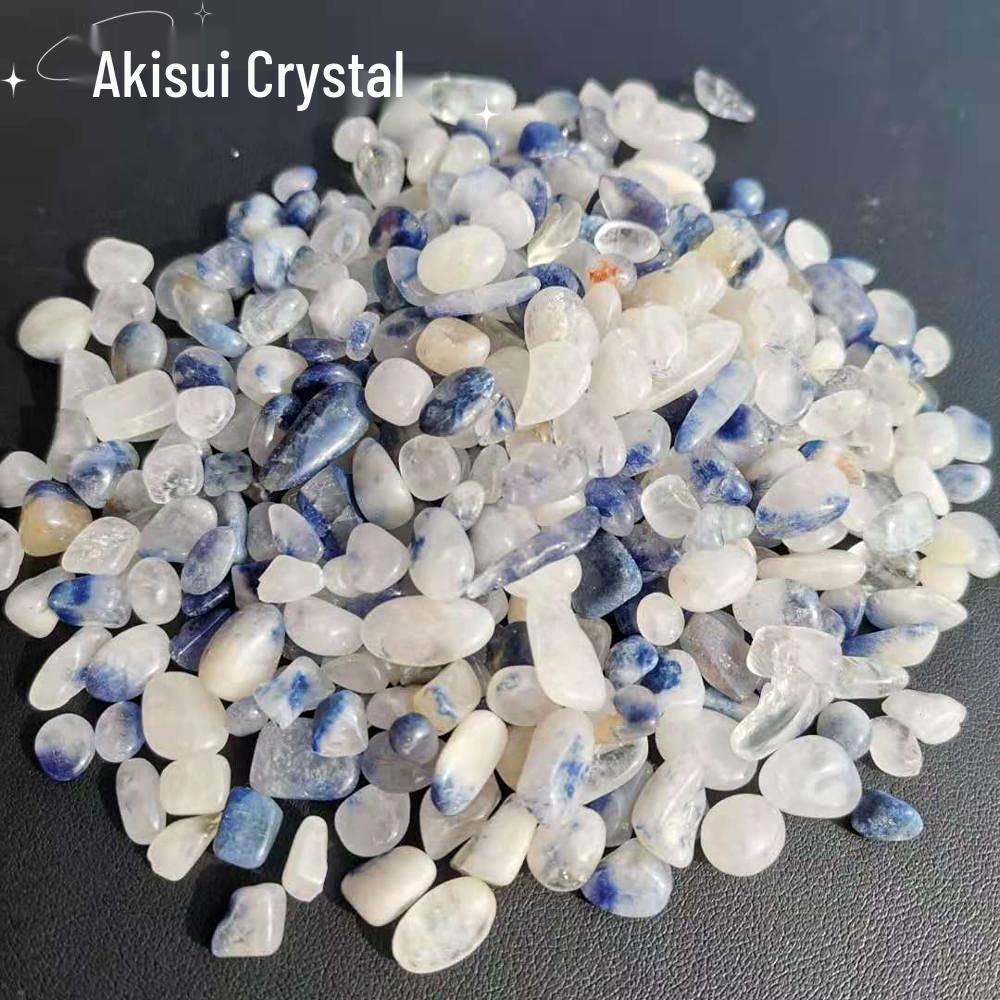 Natural Blue Phantom Quartz Crystal Stone for Purification and Decor In Fish Tanks or Flower Pots