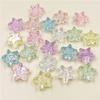 High Quality Star DIY Material Pentagram Transparent Acrylic UV Plated Bracelet Necklace Creative Pendant 10Pcs Charms Jewelry Accessories 20mm Beads