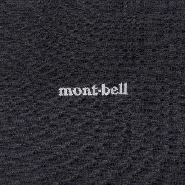 Mont-bell geoline exp. мужская черная рубашка с круглым вырезом xl