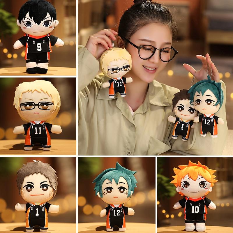 1pc 20 /30cm Kawaii Haikyuu Plush Toys Lovely Anime Hinata Syouyou Kageyama Tobio Stuffed Soft Dolls Keychain Boys Kids Xmas Gift