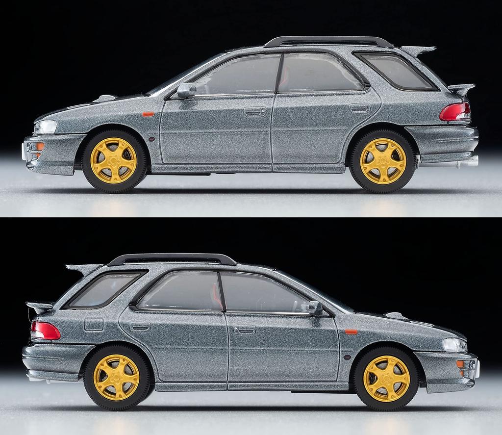 Tomica Limited Vintage Neo 164 LV-N281b Subaru Impreza Pure Sports Wagon WRX STi Version V Gray 98 Year Finished Product