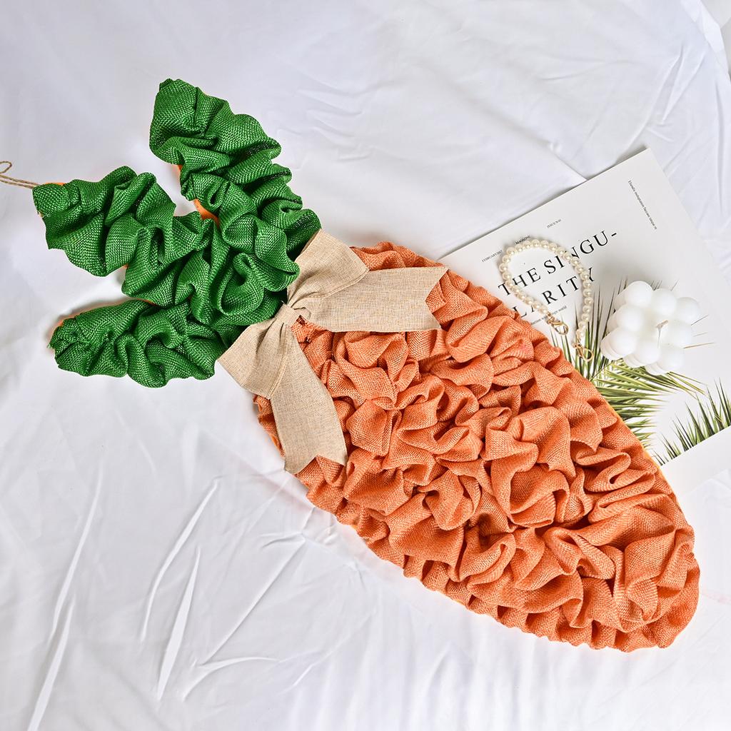 Easter Decorations Home Artificial Green Plant Door Hanging Wreath Carrot Decorative Pendant Indoor