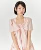 Adore Bell Ribbon Tie Dress - Pink