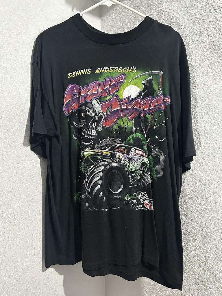 Grave Digger Shirt Black Color reprint Gift For men women Tshirt AN47842