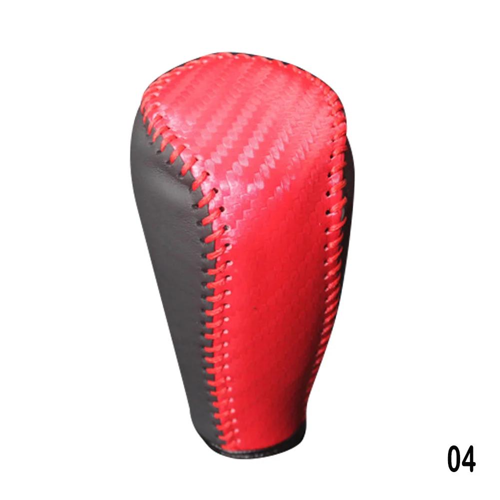 Автомобильная ПУ кожаная ручка переключения передач, чехол для нескользящей ручки переключения передач, защитные чехлы для механической коробки передач для Toyota Camry RAV4