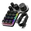 Programmable Macro Keyboard 12 Keys 4 Knob Gaming Keypad with USB Wired+BT Dual Mode Multi Purpose Shortcut Custom