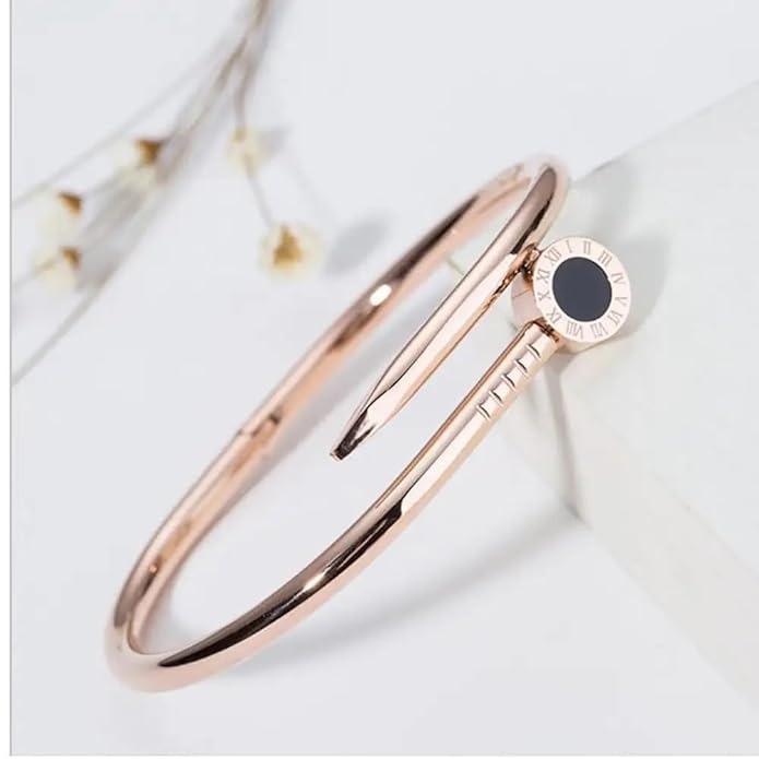 Браслет для женщин Стильные браслеты для женщин Регулируемый браслет с защитой от потемнения для девушек розовое золото Када для женщин Аксессуары