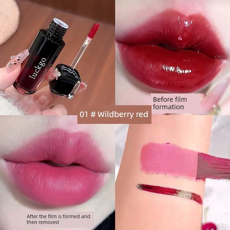 Comparable to Semi-Permanent Peel-Off Lip Gloss~The New Popular Peel-Off Lip Gloss Quickly Applies Color and Doesn'T Fade, Versatile and Portable