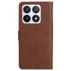 For Xiaomi 14T Pro Case Solid Color Leather Mobile Cover Wallet Stand with Strap
