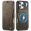 Magnetic Wallet Case for iPhone 17 16 15 14 13 12 Pro Max, PU Leather Flip Cover, RFID Card Holder, Stand, Slim Shockproof Case