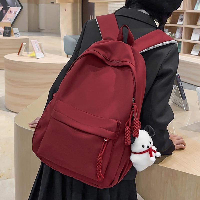 Schoolbags Elementary School Girl Burgundy Junior High School Backpack Boy High School Student College Student