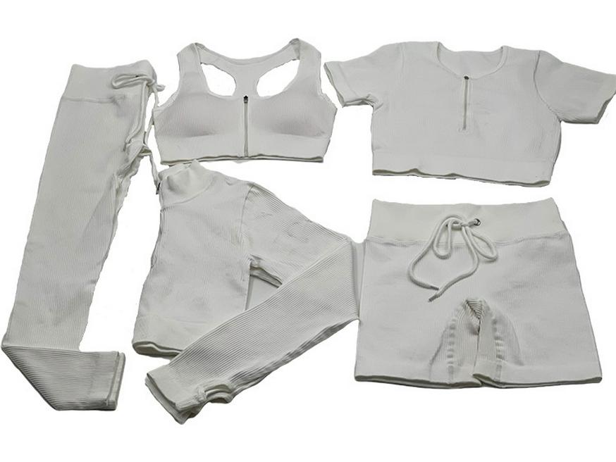 Женский бесшовный костюм для йоги с высокой талией — впитывающий пот, приподнимающий бедра, облегающий, с длинным рукавом, для фитнеса.