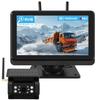 Hizenyo Wireless Backup Camera Monitor Set with 6x Recording 24V Digital Split AHD Touch Full Manufacturer Warranty 7-inch Zoom, Function, Signal,