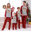 Christmas Print Cute Family Set Pajamas, Home Clothes, Family Set Long Sleeve Top Pants Set