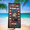 Independence Day Flag Beach Towel Retro Eagle Flag Beach Towel Digital Beach Towel