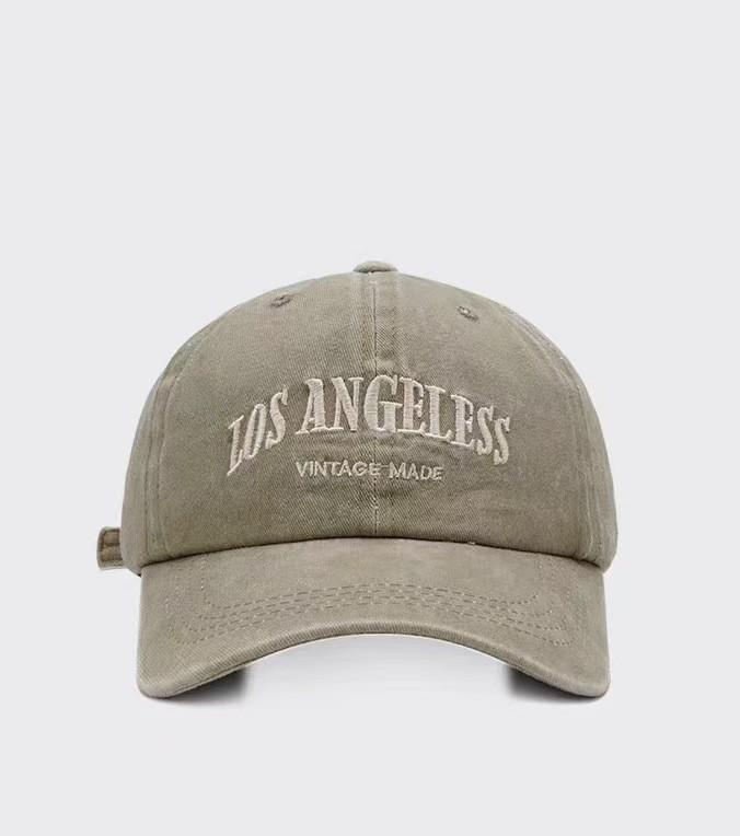Sun Protection Baseball Cap With Wide Brim For Women And Men Cotton Embroidered Letter Design