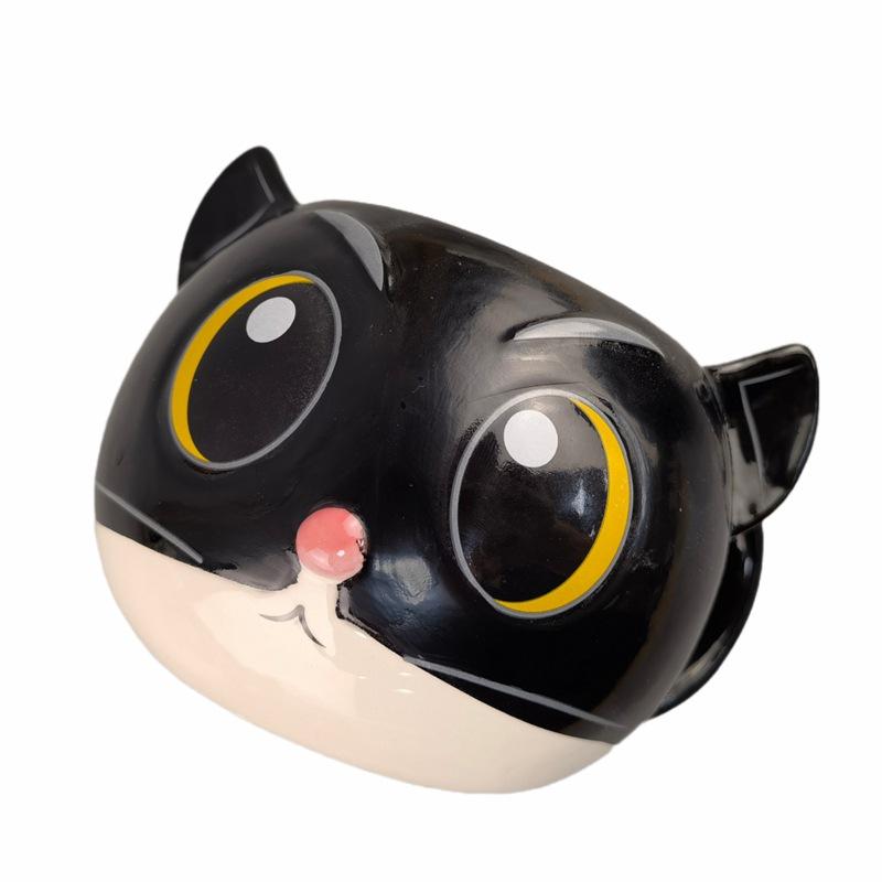 Кружка «Маленький черный кот» Мультяшная милая керамическая чашка для кофе, для пары, для воды, кружка «Черный кот-шериф»
