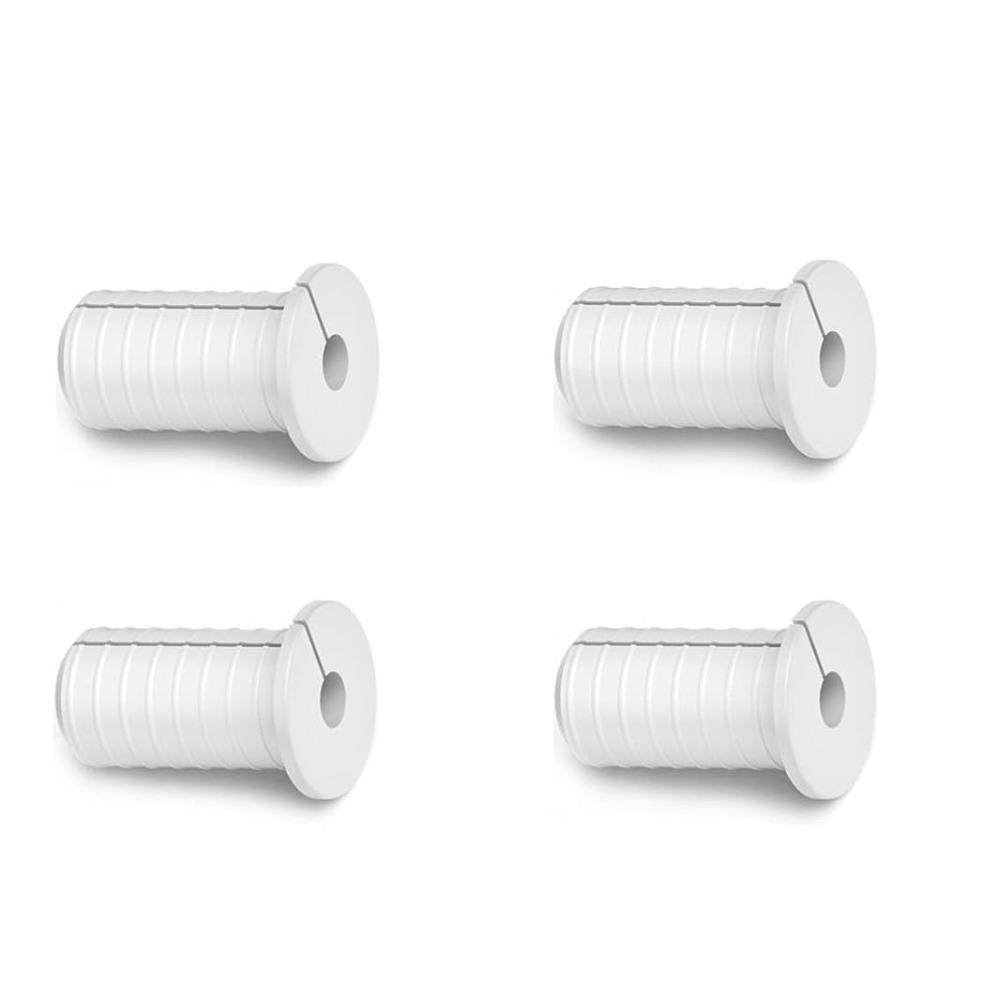 4pcs Silicone Wall Grommets Threaded Non-slip Ethernet Cable Grommets Wall Mount Cable Grommets for Starlink