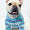 TOOF Винтажный свитер l Синий