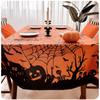 Полиэстеровая скатерть на Хэллоуин. Украшения на Хэллоуин, званые обеды и вечера страшных фильмов.