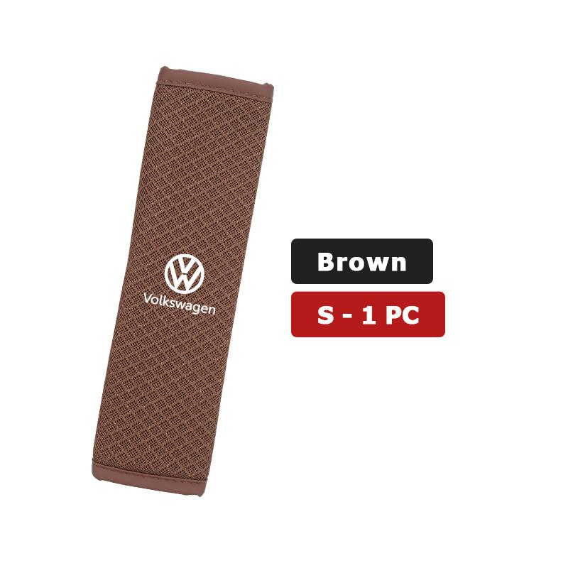 Valve Stems Caps Car Ice Silk Material Safety Belt Shoulder Pad Protective Cover For Volkswagen VW Scirocco Passat Polo B5 B6 B7 zq1