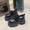 8 см Женские кожаные кроссовки на платформе Весенние женские туфли на танкетке Массивные туфли Лодочки Женские на шнуровке Толстая подошва Повседневная обувь для ходьбы