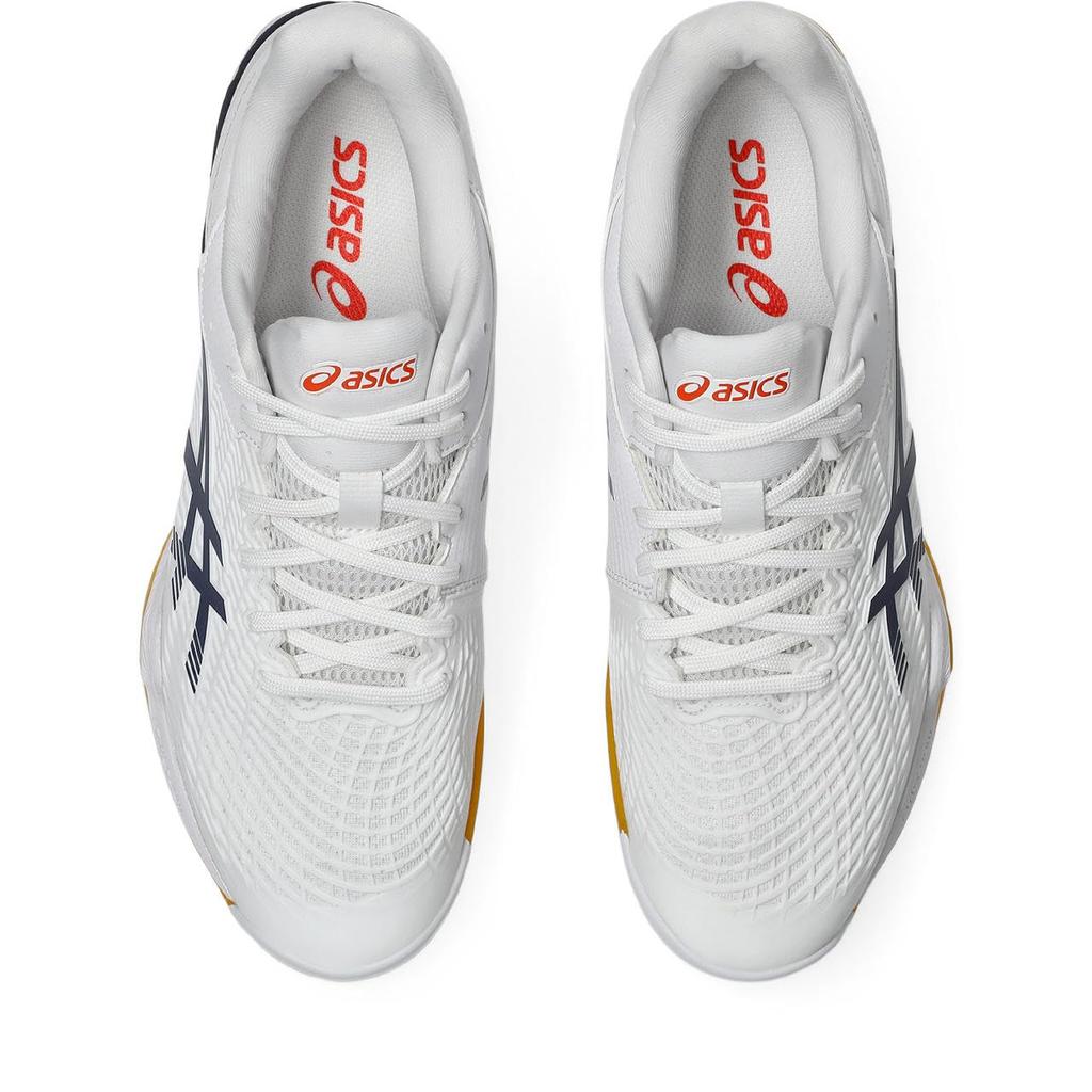 Обувь для бадминтона COURT CONTROL FF 3 1071A087 100 см 2E [Asics] Мужская (Белый/Индиго Туман) 28,0