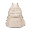 Women's Nylon Backpack Solid Color Travel Backpack