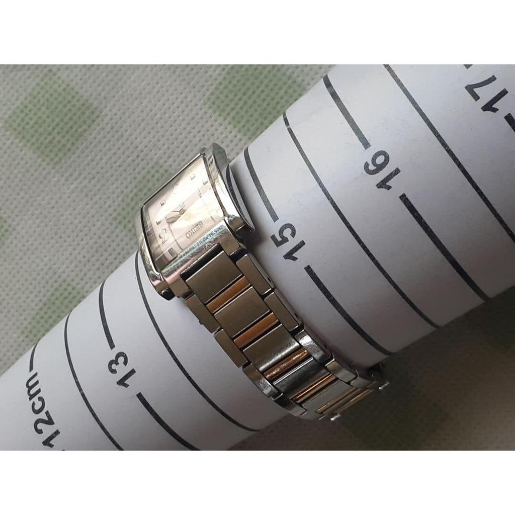 Used SEIKO LUKIA Ladies Watch Square Two-tone