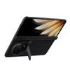 With Front CaseMagnetic Full Coverage Matte Anti-Slip Mirror Cover Stand Case for OPPO Find N5, Shockproof Slim And Simple, Matte Prop Black
