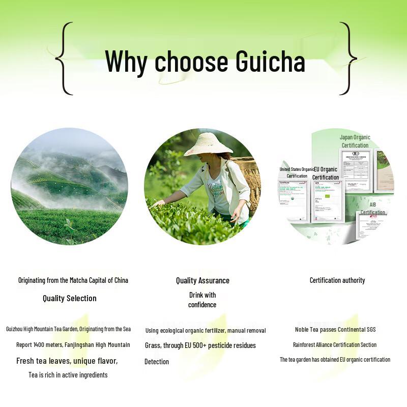 Порошок матча Guicha в европейских стандартных стик-пакетах