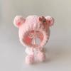 Cute Flower Baby Winter Hats Ear Protection Kids Plush Caps Fashion Newborn Cap  Outdoor