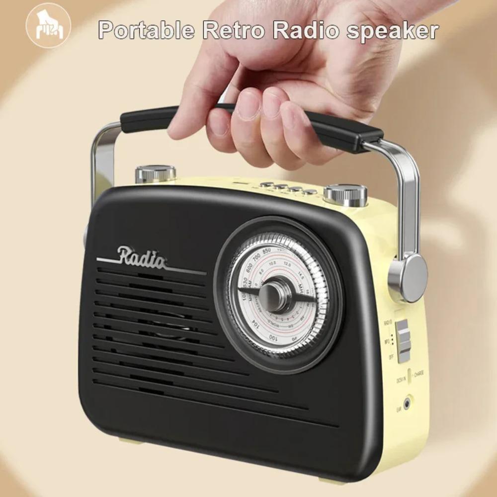 MG003 Винтажное FM AM SW Радио DSP Полнодиапазонный Радиоприемник Портативная Bluetooth-колонка TF-карта USB Музыкальный плеер Для пожилых