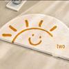 Cartoon Imitation Cashmere Absorbent Non-Slip Mat for Bathroom and Bedroom