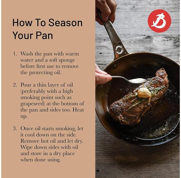 De Buyer Mineral B Element Pro Frying Pan 20 Cm (5680.20)