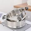 Stainless Steel Vegetable Food Steamer with Handle Steamer Basket Thick Steaming Grid Drainer Cooking Utensils