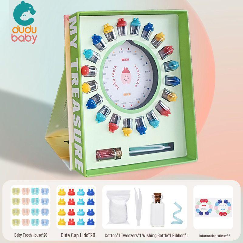 Children's Tooth Storage & Keepsake Box: Boy/Girl Baby Tooth Collection