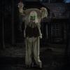 Skeleton Ghost, Halloween Decoration, Spooky Howling, Red Eyes, Movable Arms, 160 cm