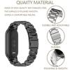 Ремешок для Mi Band 9 для браслета Mi Band 8 Для браслета Xiao mi Band 8 Ремешок для часов из нержавеющей стали для Mi Band 7 6 5 3 4 Металлический ремешок