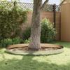 Lawn Edging 10 pcs 103 x 25 cm Steel Silver