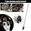 1/2 Inch Drive 1/2'' F Rod Socket Wrench 15in 18in Torque Wrench F-bar Steering Wrench  Hand Tool