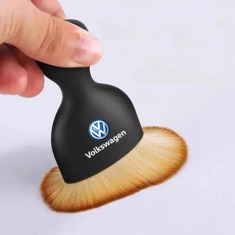 Car Dust Removal Cleaning Brush Tool for Volkswagen VW GTI RLINE Beetle GOLF JETTA MK4 PASSAT Polo SCIROCCO TIGUAN wheelcap zl7