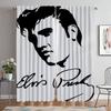 Шторы для кухни Elvis, 2 шт., элегантные шторы для гостиной, тюль для спальни, оконные шторы, перегородки, затемнение