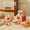Cartoon Apple Character Ceramic Coffee Mug for Girls - High-Value Home Souvenir Gift