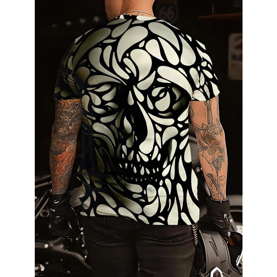 Футболки с рисунком жирафа, летние футболки, мужские уличные футболки с 3D принтом Феникса, модные топы с короткими рукавами и круглым вырезом