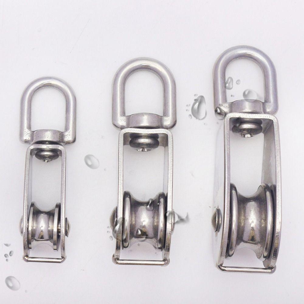 M15/20/25 Groove Pulley Swivel Traction Wheel Load-Bearing Fixed Pulley Crane