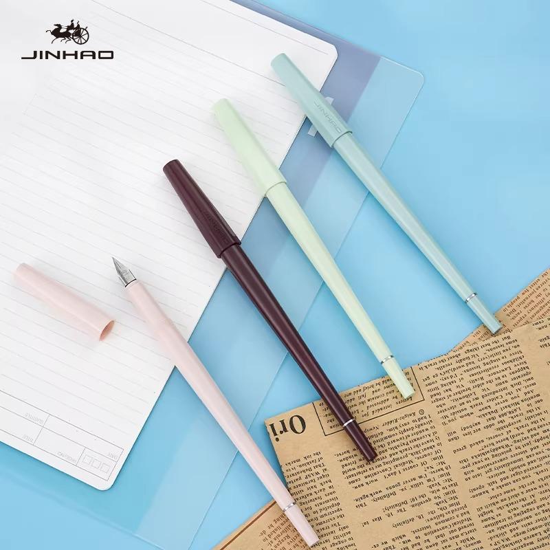 JINHAO 1001 Тонкое перо с длинным корпусом для студентов и детей, для практики рисования, Канцелярские товары, Офисные, Школьные принадлежности