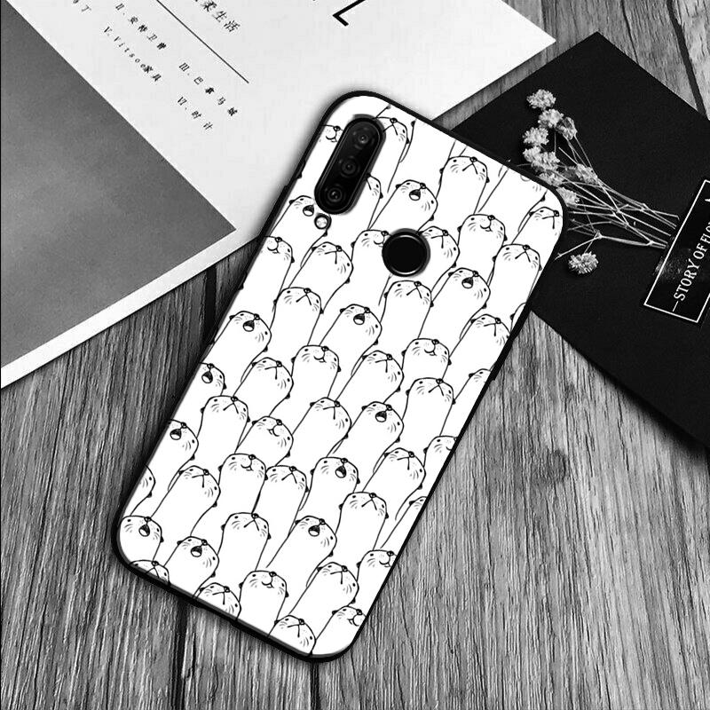 Sea Otter Pattern For Huawei Nova 7i 3i 8i 11 12i 10 9 SE Y60 Y61 Y70 Y72 Y73 Y90 Y91 P20 P30 Pro P40 Lite Case